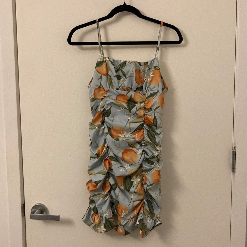 Summer Ruched Mini Dress